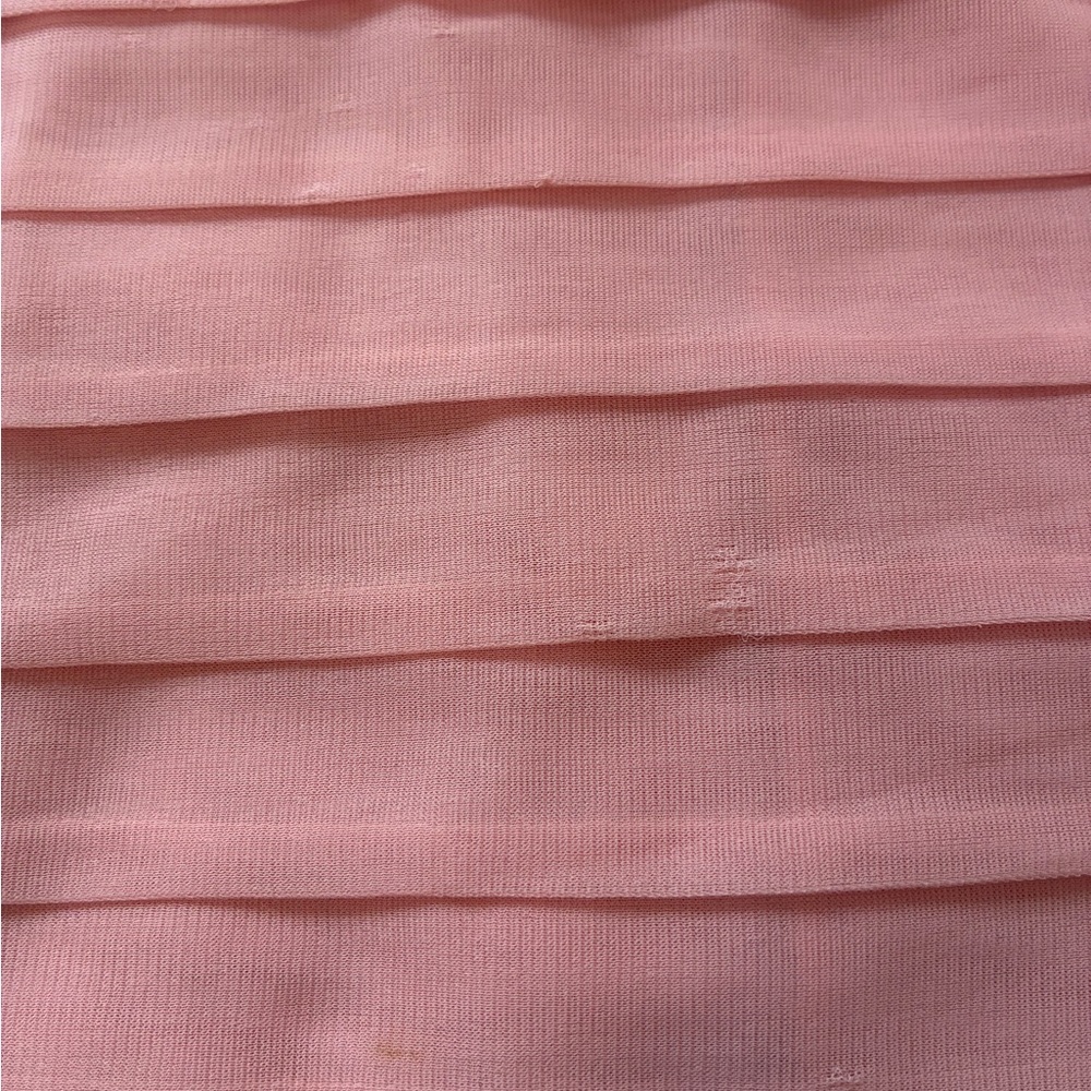 Vintage Val Mode Sheer Pink Layered Midi Half Slip Small - Picture 4 of 4